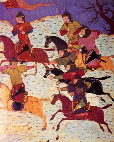 mongolian cavalry Sayf al-Vâhidî. Hérât. Afghanistan